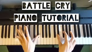 Battle Cry  Shayfer James Piano Tutorial [upl. by Zorine678]