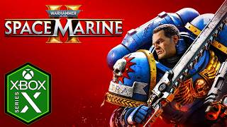 Warhammer 40k Space Marine 2 Xbox Series X Gameplay Review Awesome Optimized [upl. by Dora231]