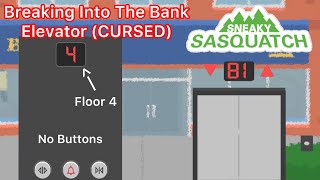 Getting INSIDE The Bank Elevator Where Does It Go  Sneaky Sasquatch [upl. by Yruam]