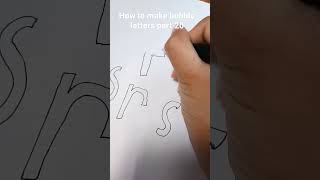 how to make bubble letters part 20 [upl. by Eittik]