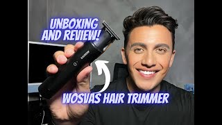 Unboxing and Testing the WOSVAS Hair Trimmer [upl. by Hui]