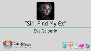 OBTS v40 quotSiri Find My Exquot  Eva Galperin [upl. by Dorise639]