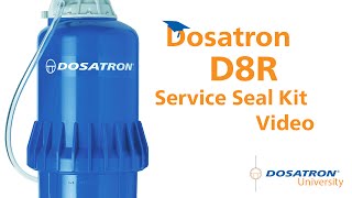 Dosatrons D8R Service Video Using Seal Kit 8PJ052 [upl. by Rannug]