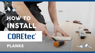 How to Install COREtec® flooring Flooring Installation Guide [upl. by Akemeuwkuhc]