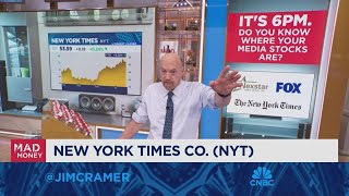 Jim Cramer likes Fox NYT and Nexstar as an election year trade [upl. by Josephson]