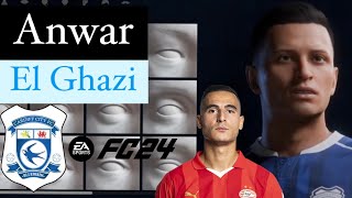 Anwar El Ghazi EA FC 24 Face Creation [upl. by Yelkrab]