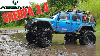 RC Crawler ABSIMA Sherpa Jeep amp TOYOTA Tacoma traxxas Absima Sherpa rccar rc [upl. by Phipps664]