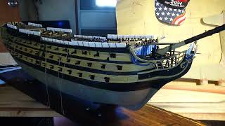 Heller HMS VICTORY VIDEO 11 [upl. by Chiarra]