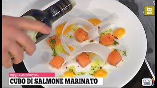 CUBO DI SALMONE MARINATO [upl. by Annaoj994]