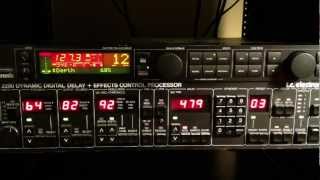 TC Electronic 2290 Vs TC Electronic D Two Digital Delay [upl. by Attenej]