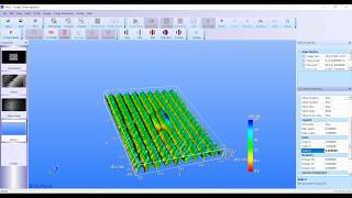 NDT of a composite panel using Shearography [upl. by Clarance]