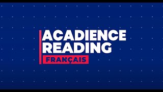 Acadience Reading Français  Module 10 Caractéristiques d’IDAPEL [upl. by Leventis262]