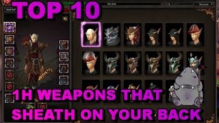 TOP 10  1H Weapons That Sheath on your Back [upl. by Grider940]