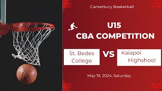 St Bedes vs Kaiapoi High school 18052024 [upl. by Afrika727]