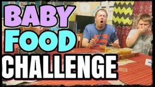 BABY FOOD CHALLENGE MommyOFive Re Upload [upl. by Atsirhcal619]