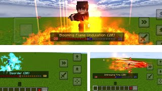 addon demon slayer mcpe 121 [upl. by Nonie]