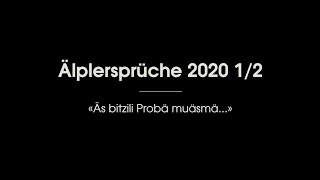 Älplersprüche Buochs 2020  Der traditionelle Älplerspruch aus Buochs Nidwalden im Corona Jahr [upl. by Barger]