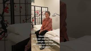 Mevrouw 87 vertelt haar ervaring over acupunctuur en kruiden behandelingen 87歲女士訴說她的膝蓋疼痛等針灸和中藥治療效果 [upl. by Mallen]