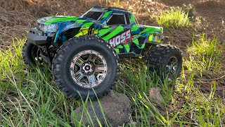 Traxxas Hoss 4x4 VXL Speed Test and Review [upl. by Nordine]