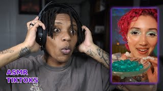 ASMRtist Reacting to TikTok ASMRs [upl. by Plunkett]