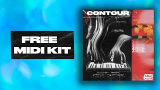 20 FREE DARK MIDI PACK 2024  quot CONTOUR TRAP MIDI KITquot  TRAP MIDI KIT [upl. by Warden]