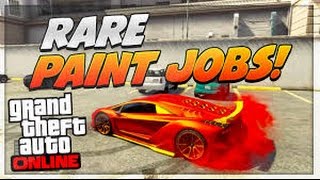 GTA 5 Paint Jobs Best Rare Paint Jobs Online Lava Crush Coral Candy quotGTA 5 Secret Paint Jobsquot [upl. by Warner957]