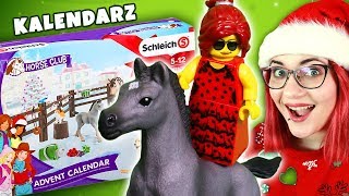 KONIE GRAŻYNKI 🏇 KALENDARZ ADWENTOWY SCHLEICH ❄️ OTWIERAM CAŁY miss Aga [upl. by Atteuqal313]