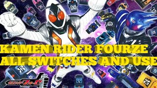 KAMEN RIDER FOURZE ALL SWITCHES AND USE [upl. by Ayahc]