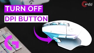 How to turn off the DPI button on a Logitech mouse [upl. by Nelg248]