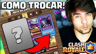 COMO TROCAR UMA CARTA DO SEU DECK NO CLASH ROYALE DICA AVANÇADA [upl. by Vizzone]