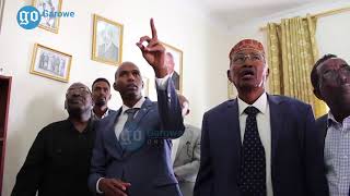 Madaxweynihii hore Puntland Farole oo qolkiisa ku kaydiyay Taariikho hore [upl. by Aynahs]