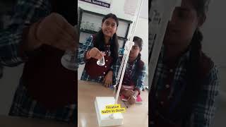 oxalic Vs NaOH titration titratuon p0werofscience spsir viralvideos shortvideo chemistrylab [upl. by Chara878]