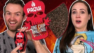 Irish People Try The Paqui One Chip Challenge [upl. by Aifoz774]