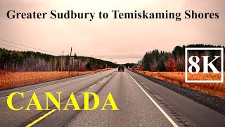 Exploring the Route from Greater Sudbury to Temiskaming Shores Ontario Canada [upl. by Annawyt709]