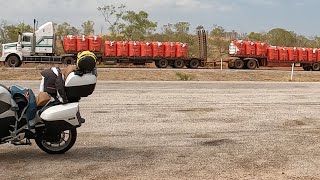 Around Australia by motorbike Ep 9 Karumba to Mount Isa BMWR1250RTAustralia by motorbike [upl. by Hacim]