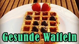 Waffeln selber backen  Gesund amp schnell  Fitness Rezept belgische Waffeln  VERONICAGERRITZENDE [upl. by Gabriell]