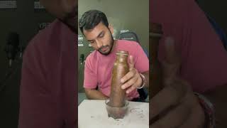 Copper bottle cleaning trick [upl. by Ez]