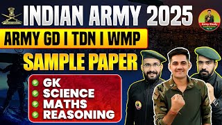 Army Bharti 2025  Army GD Paper 2025  Army GD Question Paper 2024  Army Study [upl. by Rollin354]