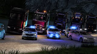 TruckersMP Game Moderator  Police Patrol in CD 3 [upl. by Efi930]