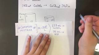 Titration of HCl and CaOH2 [upl. by Eicnan642]