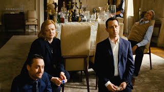 Succession HBO Roy Family  Logan Dinner Singing scene S4E10 [upl. by Lowson]