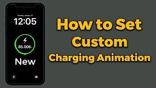 How to Set Custom Charging Animation on iphone How to Change iphone Charging Animation  Apple info [upl. by Tsenrae766]