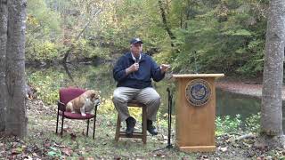 Gov Justice celebrates Fall Trout Stocking Conducts firstever State stocking of Guyandotte River [upl. by Ahsieni]