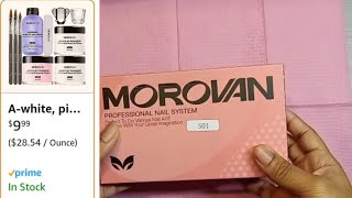 Cheap Morovan acrylic nail kit [upl. by Os683]