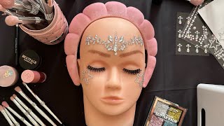 ASMR• Glitter and Gems Makeup Application for Madi the Manikin asmr asmrmakeup rsleepaid [upl. by Sublett]