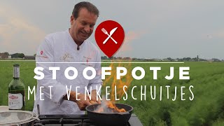 Venkel recept Stoofpotje van Bressekip met venkelschuitjes [upl. by Ardnalak]