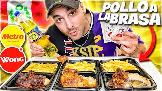 Cual es el MEJOR POLLO A LA BRASA de SUPERMERCADO en PERÚ [upl. by Lefty]