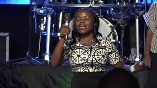 YAHWEH song JOSEPHINE MINZA at AICT MAGOMENI CHURCH Worship experience overnight [upl. by Meehahs]