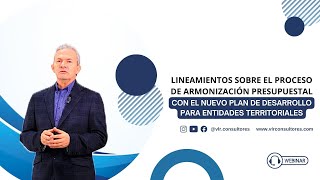 Proceso de armonización presupuestal para entidades territoriales  webinar 20 junio [upl. by Phebe]