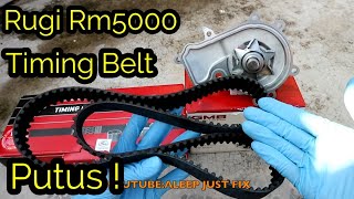 Cara Tukar TIMING BELT dan WATER PUMP Lengkap Bahasa Malaysia [upl. by Alyak111]